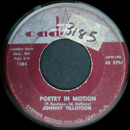 Johnny Tillotson - Princess, Princess / Poetry In Motion side B