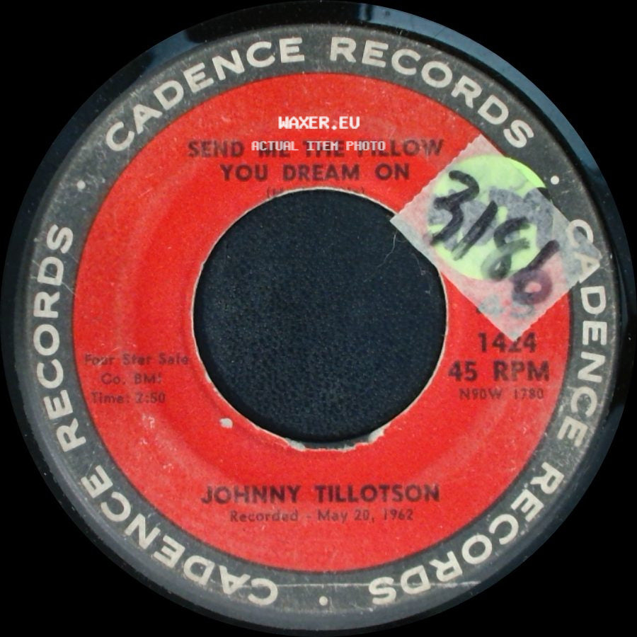 Johnny Tillotson - Send Me The Pillow You Dream On / What'll I Do side A
