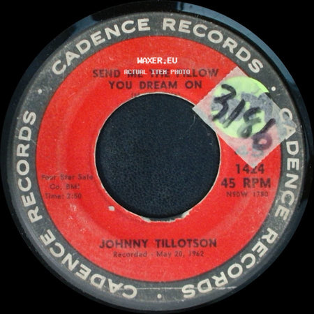 Johnny Tillotson - Send Me The Pillow You Dream On / What'll I Do side A