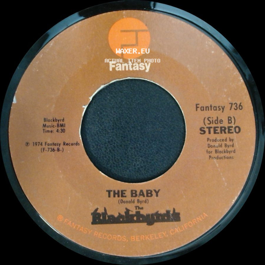The Blackbyrds - Walking In Rhythm / The Baby side B