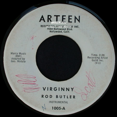Rod Butler - Virginny / Yellow Moon side A