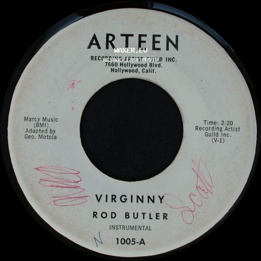 Rod Butler - Virginny / Yellow Moon side A