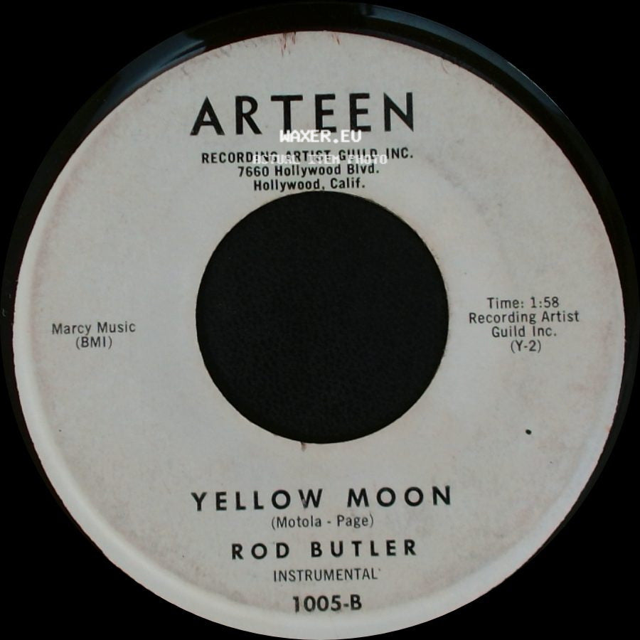 Rod Butler - Virginny / Yellow Moon side B