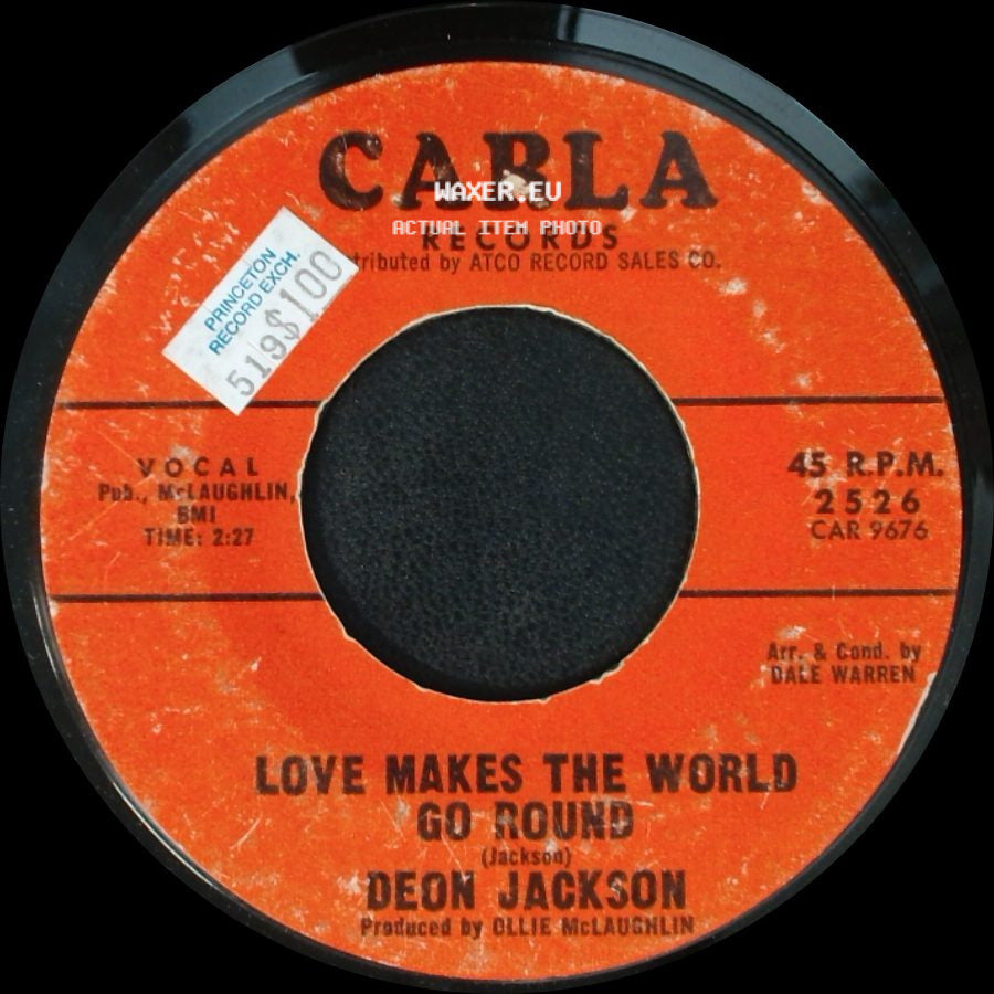 Deon Jackson - You Said You Loved Me / Love Makes The World Go Round side B