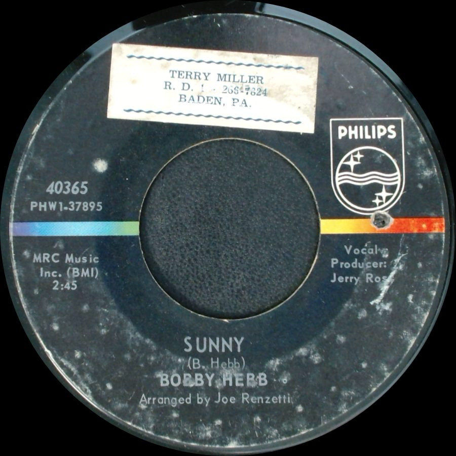 Bobby Hebb - Sunny / Bread side A