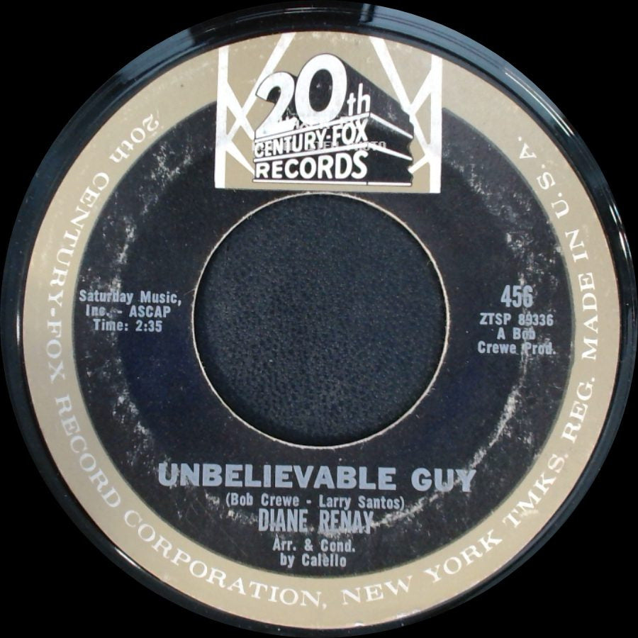Diane Renay - Unbelievable Guy / Navy Blue side A