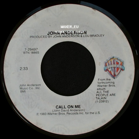 John Anderson - Black Sheep / Call On Me side B