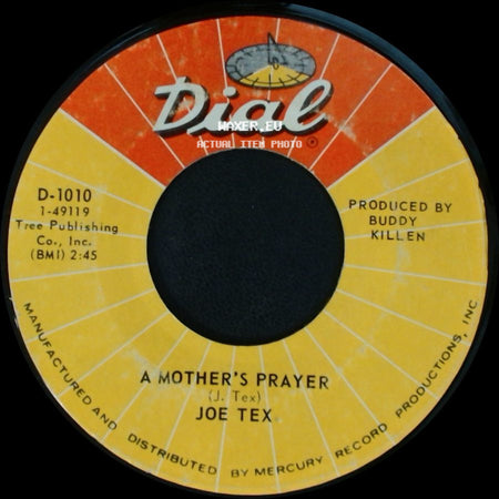 Joe Tex - A Mother's Prayer / I Gotcha side A