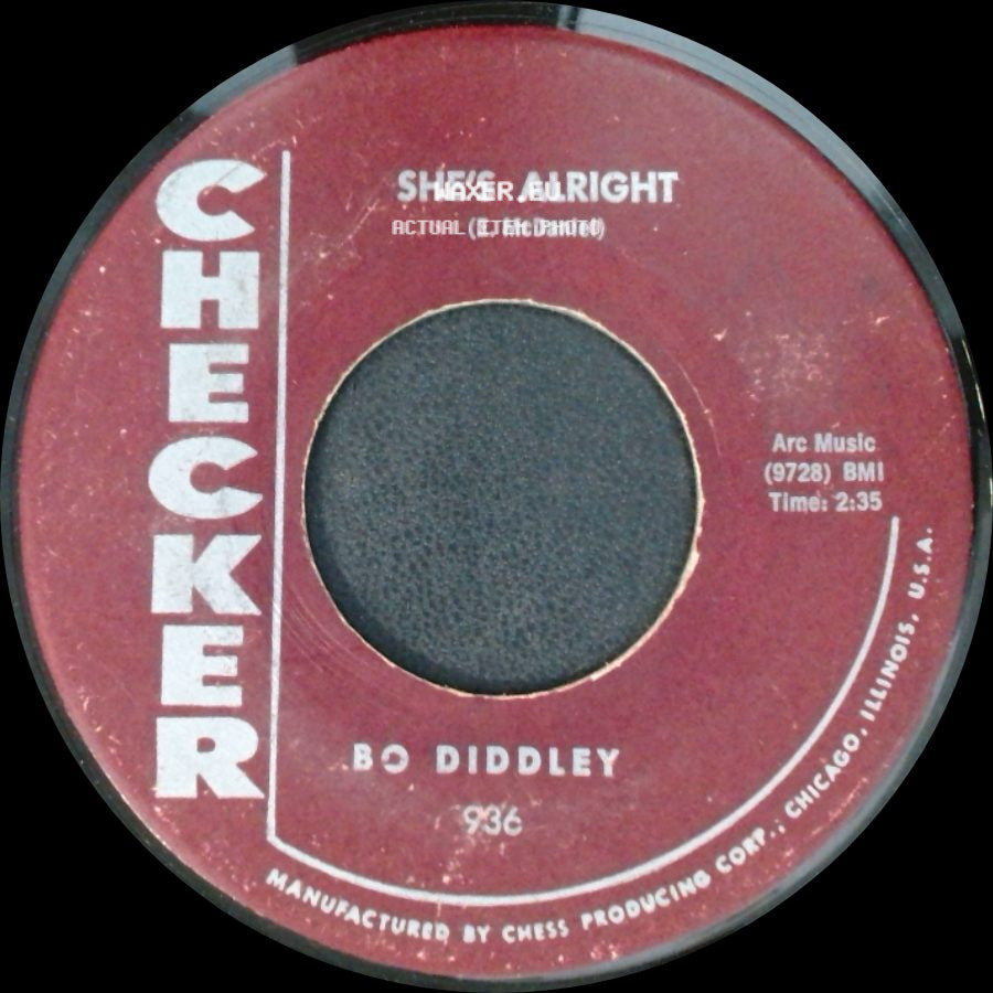 Bo Diddley - She's Alright / Say Man, Back Again side A