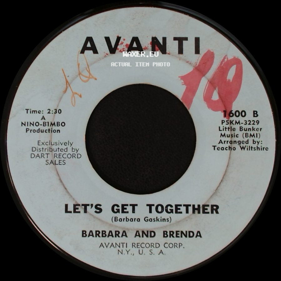 Barbara And Brenda - Let's Get Together / Shame side A