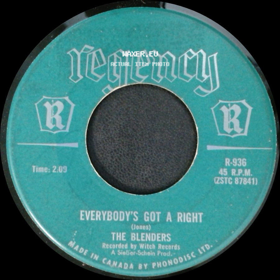 The Blenders - Everybody's Got A Right / Daughter side A