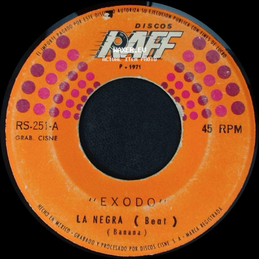 Unknown Artist - Exodo / Exodo "Un Mundo De Papel Color De Rosa" side A
