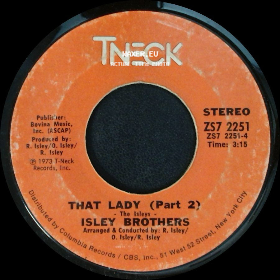 Isley Brothers - That Lady (Part 2) / That Lady (Part 1) side A