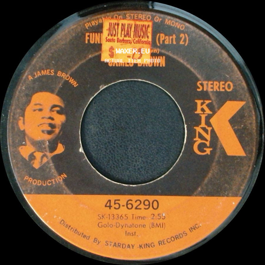 James Brown - Funky Drummer (Part 2) / Funky Drummer (Part 1) side A