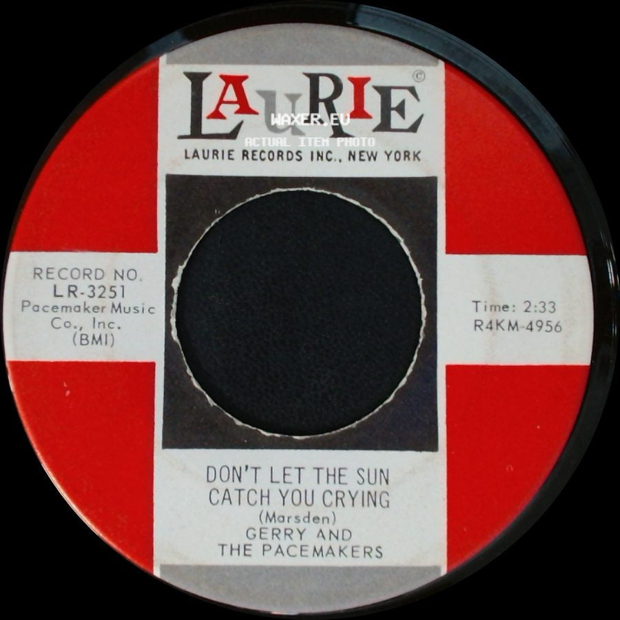 Gerry And The Pacemakers - Don't Let The Sun Catch You Crying / Away From You side A