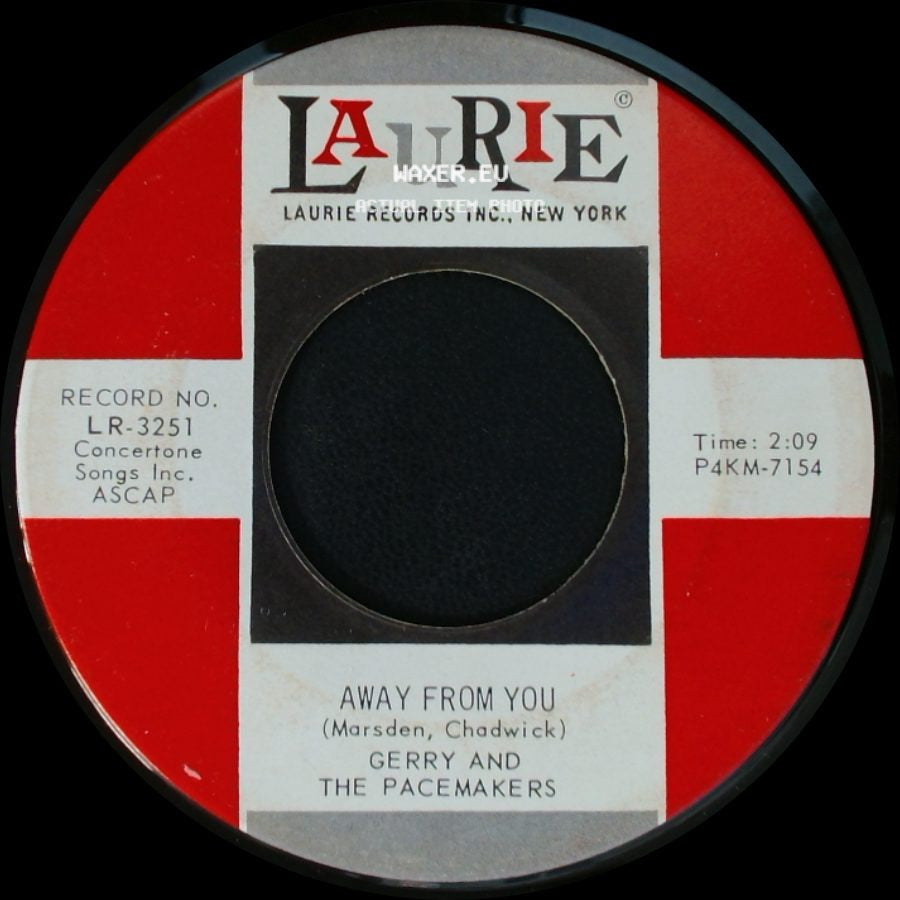 Gerry And The Pacemakers - Don't Let The Sun Catch You Crying / Away From You side B