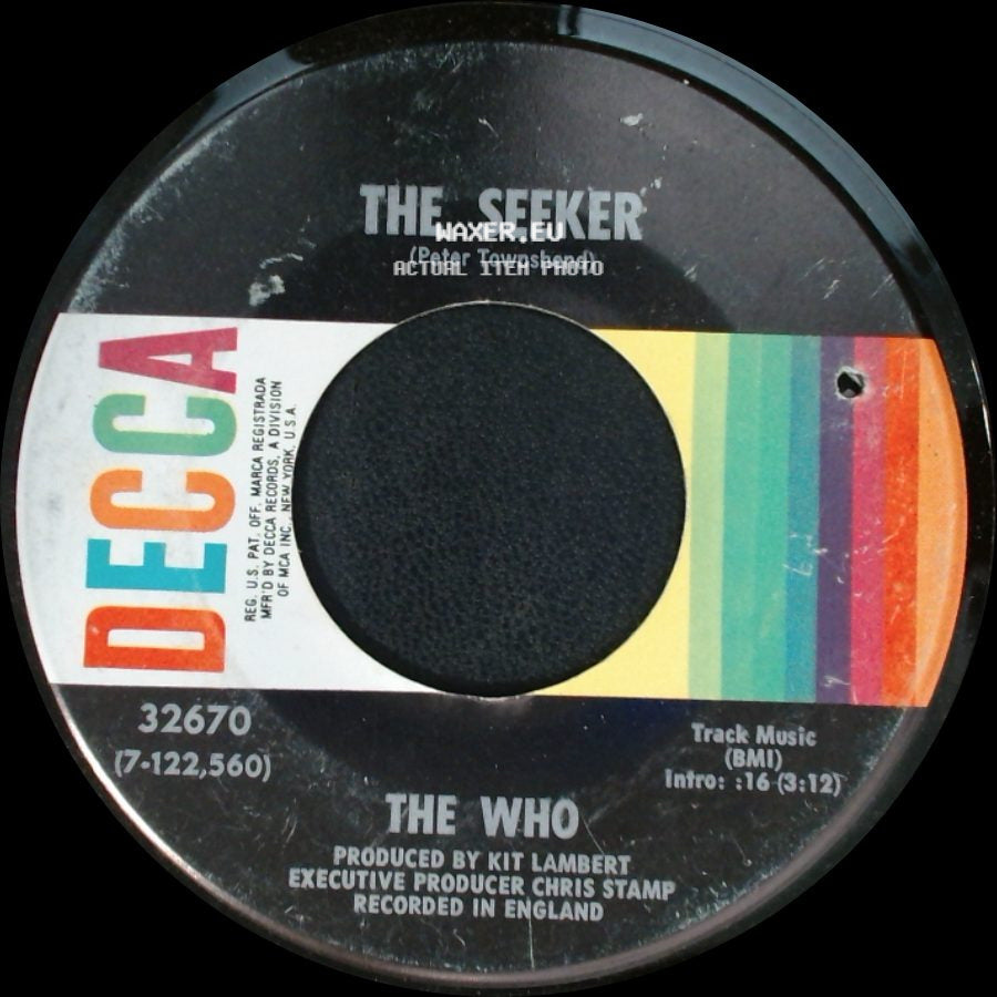 The Who - The Seeker / Here For More side A
