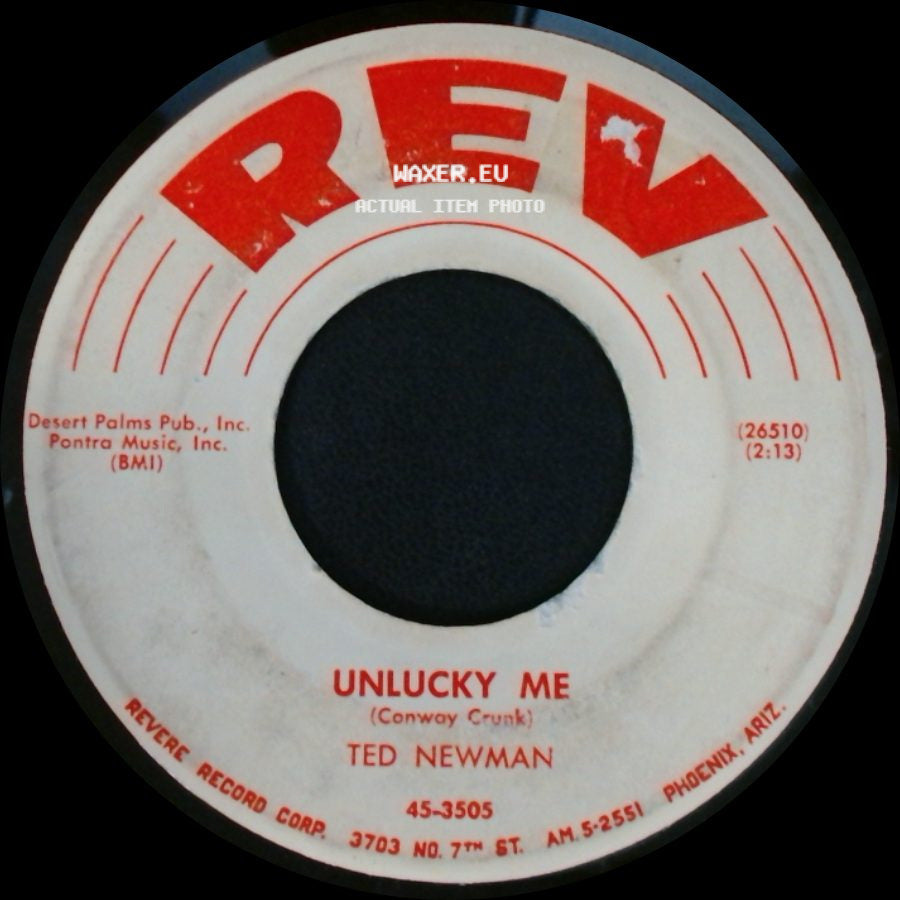 Ted Newman - Unlucky Me / Plaything side A