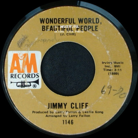 Jimmy Cliff - Waterfall / Wonderful World, Beautiful People side B