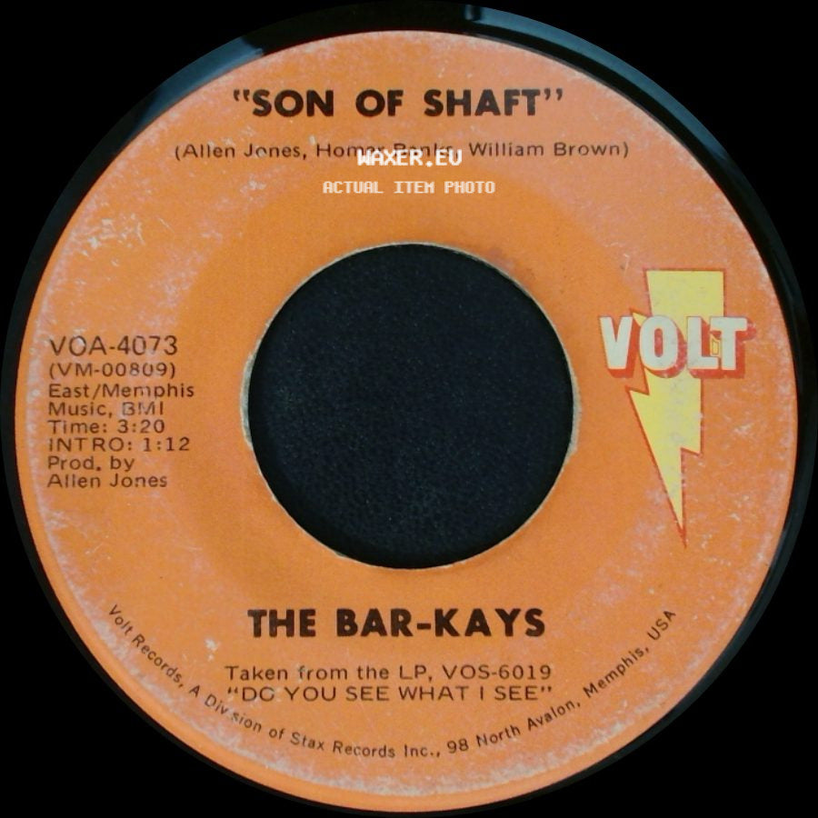 The Bar-Kays - Son Of Shaft / Sang And Dance side A