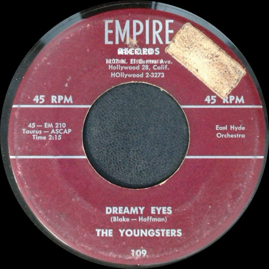The Youngsters - Dreamy Eyes / I'm Sorry Now side A