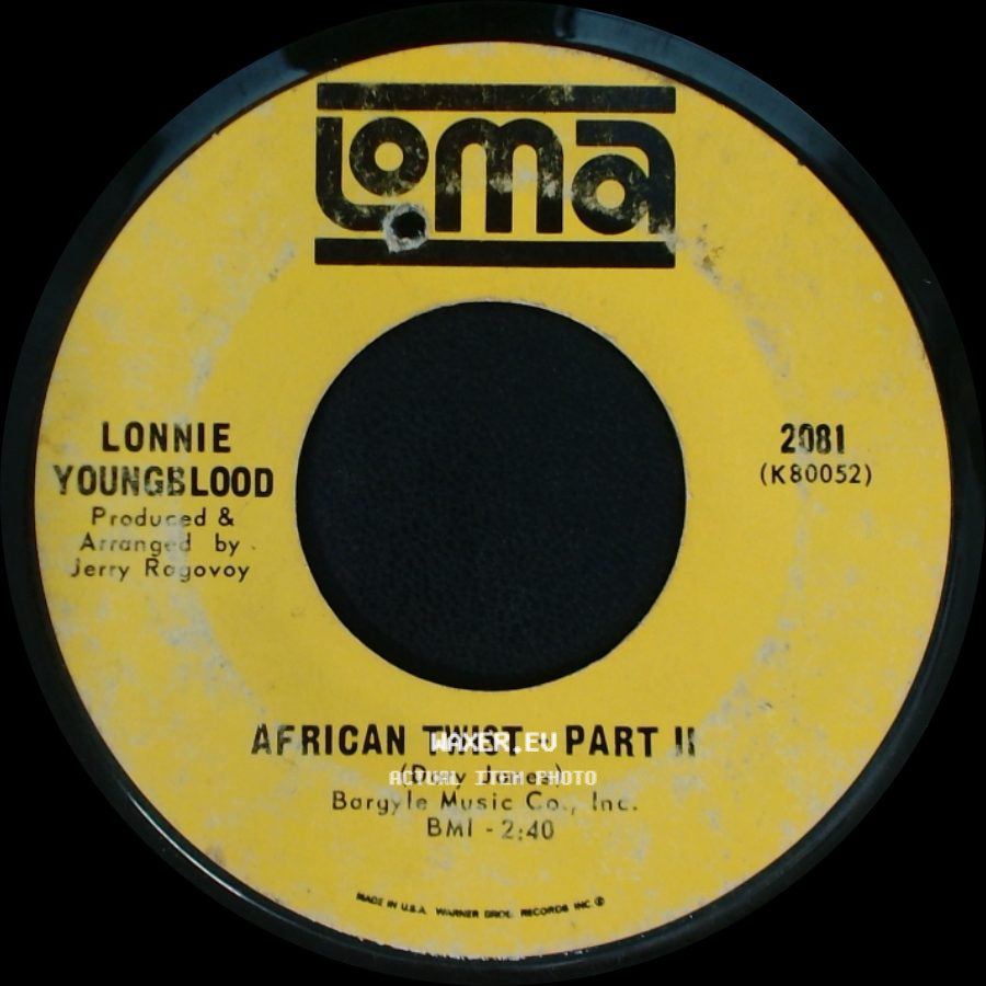 Lonnie Youngblood - African Twist - Part Ii / African Twist - Part 1 side A