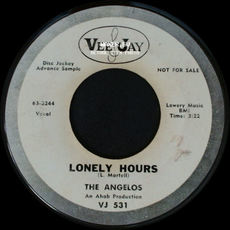 The Angelos - Just Like Taking Candy From A Baby / Lonely Hours side B