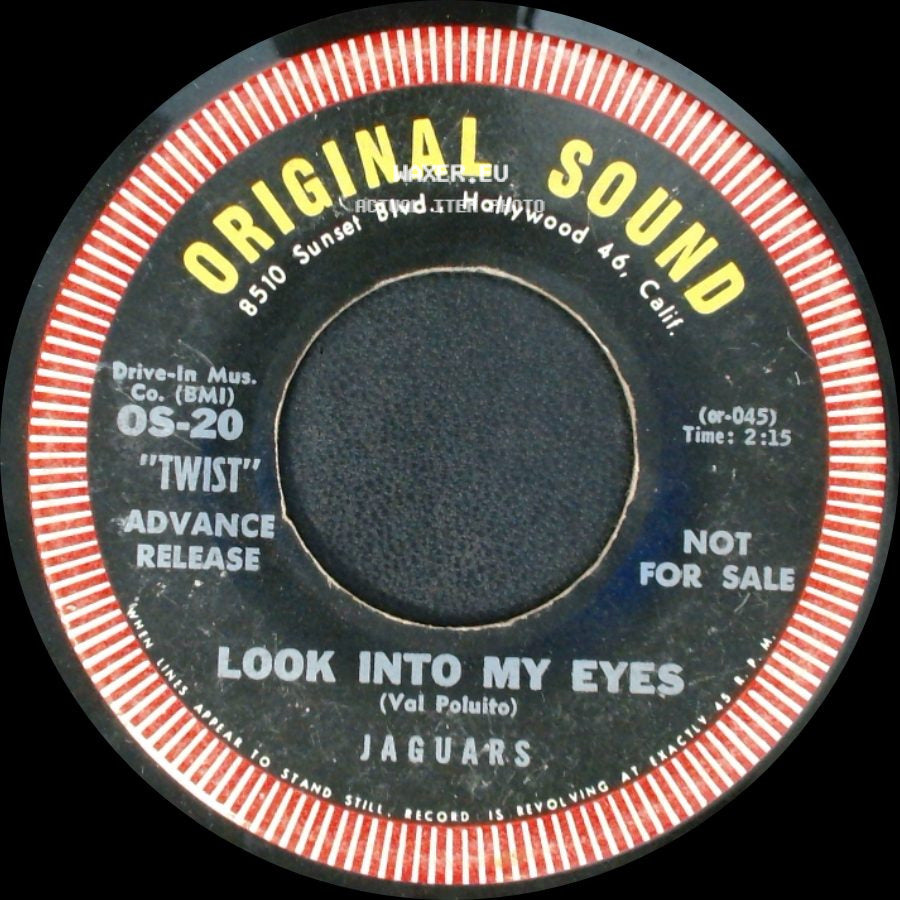 Jaguars - Thinking Of You / Look Into My Eyes side B