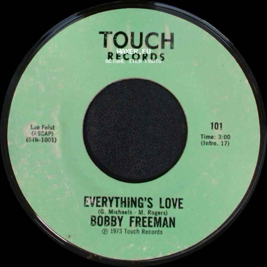 Bobby Freeman - Midnight Snack / Everything's Love side B