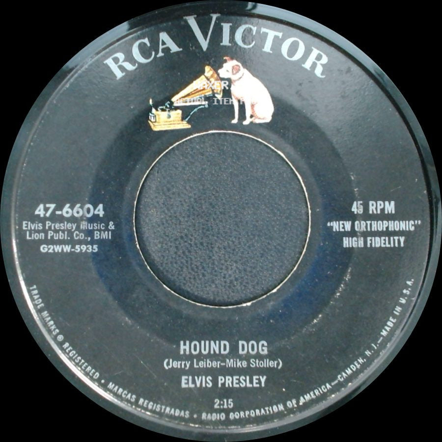 Elvis Presley - Don't Be Cruel / Hound Dog side B