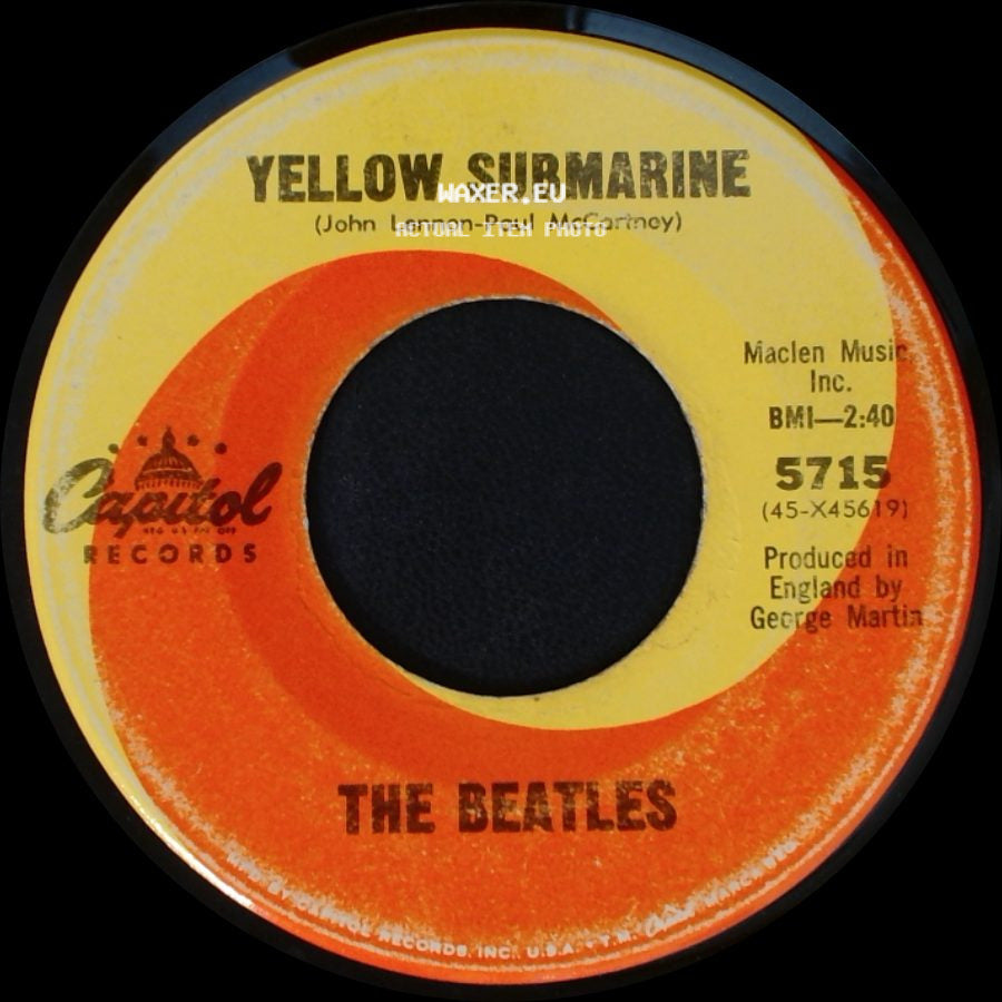 The Beatles - Eleanor Rigby / Yellow Submarine side B