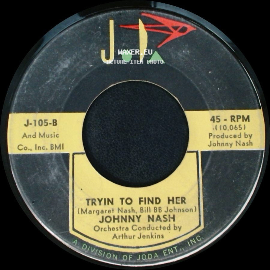Johnny Nash - Tryin To Find Her / One More Time side A