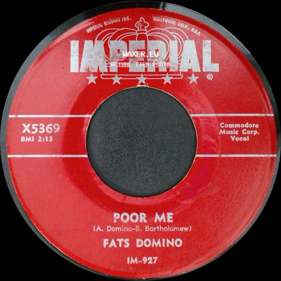 Fats Domino - I Can't Go On / Poor Me side B