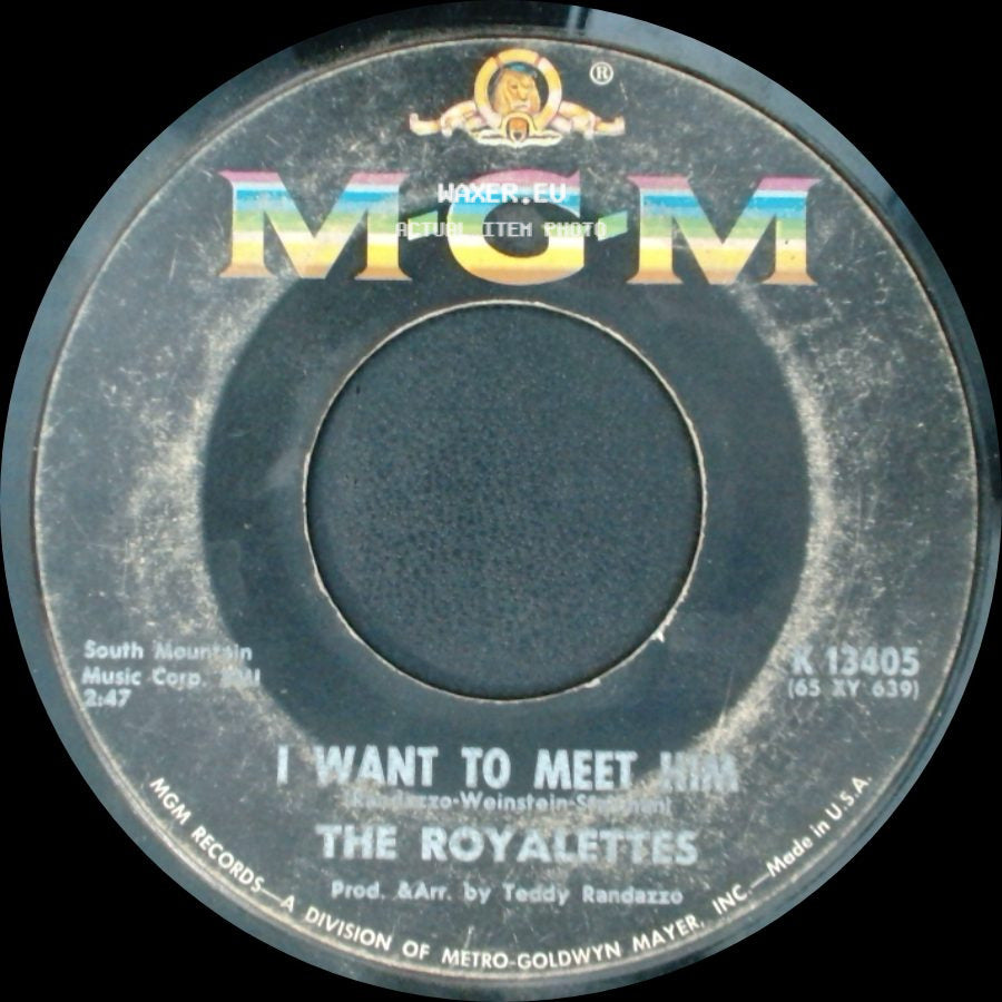 The Royalettes - I Want To Meet Him / Never Again side A