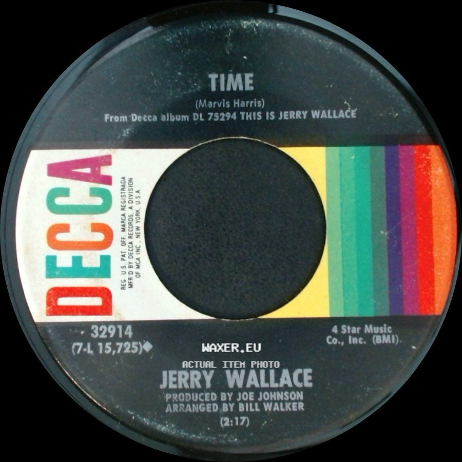 Jerry Wallace - Time / To Get To You side A