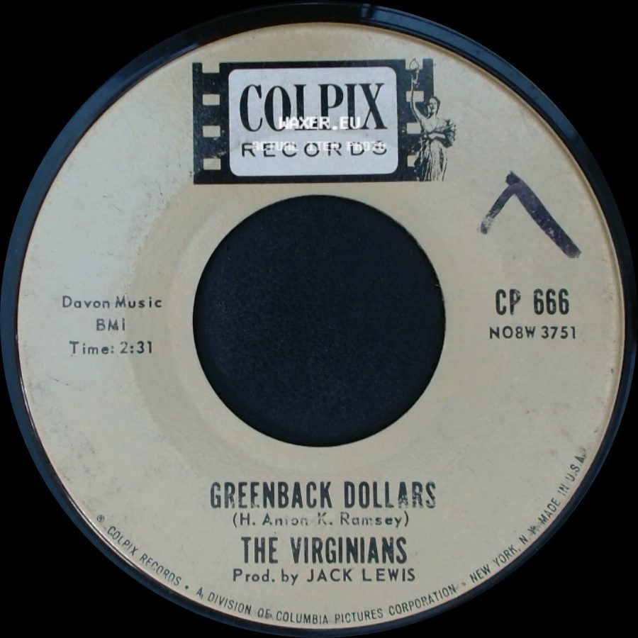 The Virginians - Greenback Dollars / Limbo Baby side A