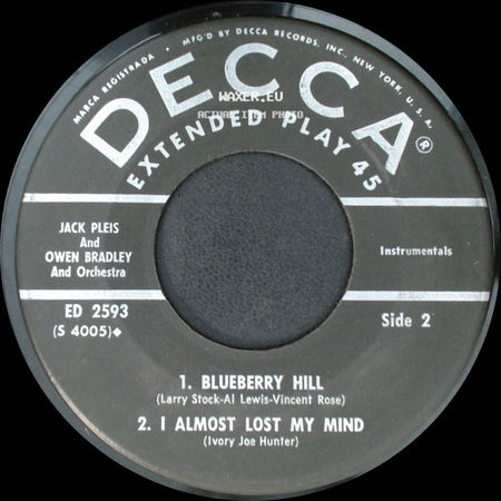 Jack Pleis And Owen Bradley And Orchestra - Raunchy / The Stroll / Unknown Title B side B