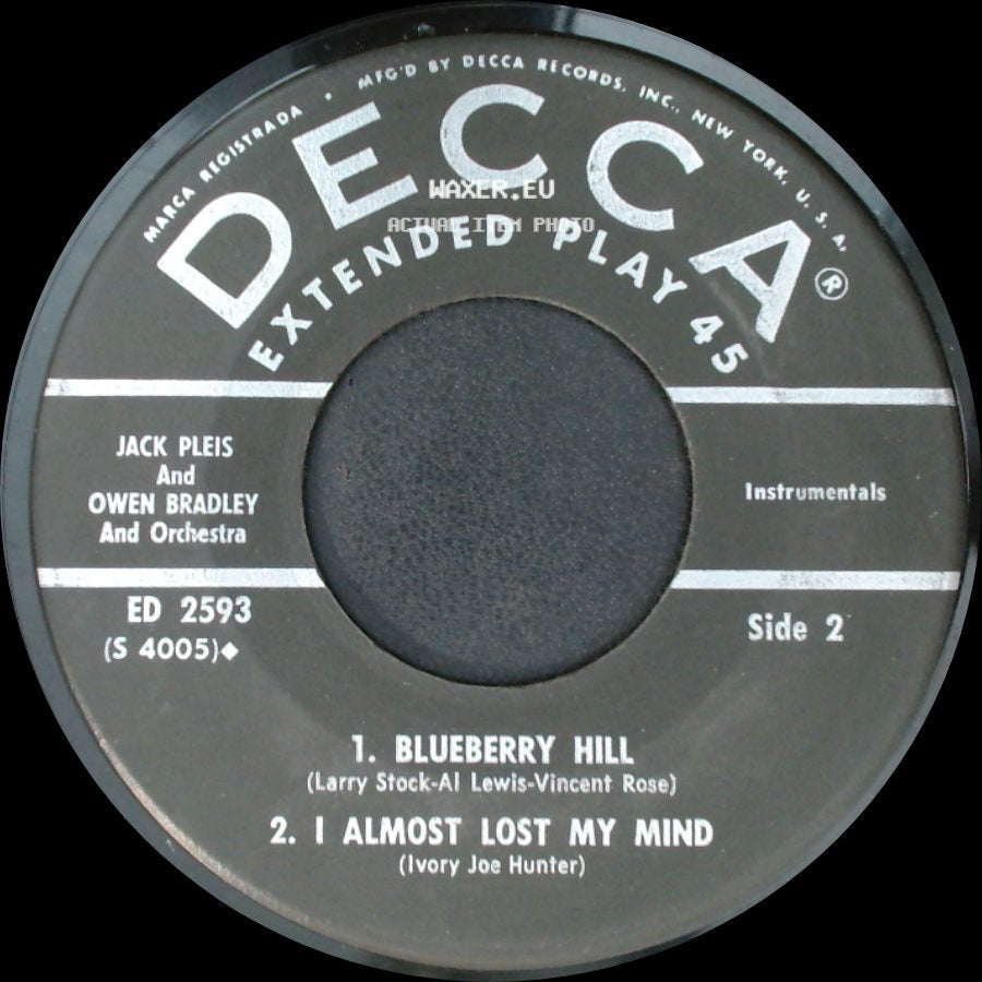 Jack Pleis And Owen Bradley And Orchestra - Raunchy / The Stroll / Unknown Title B side B