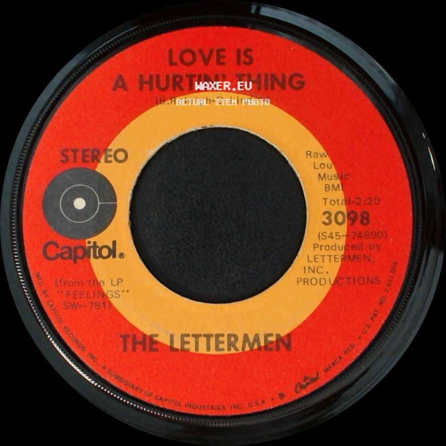 The Lettermen - Love Is A Hurtin' Thing / Feelings side A