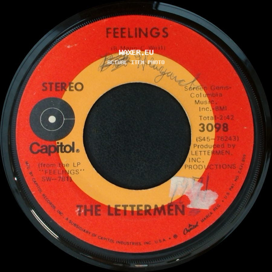 The Lettermen - Love Is A Hurtin' Thing / Feelings side B