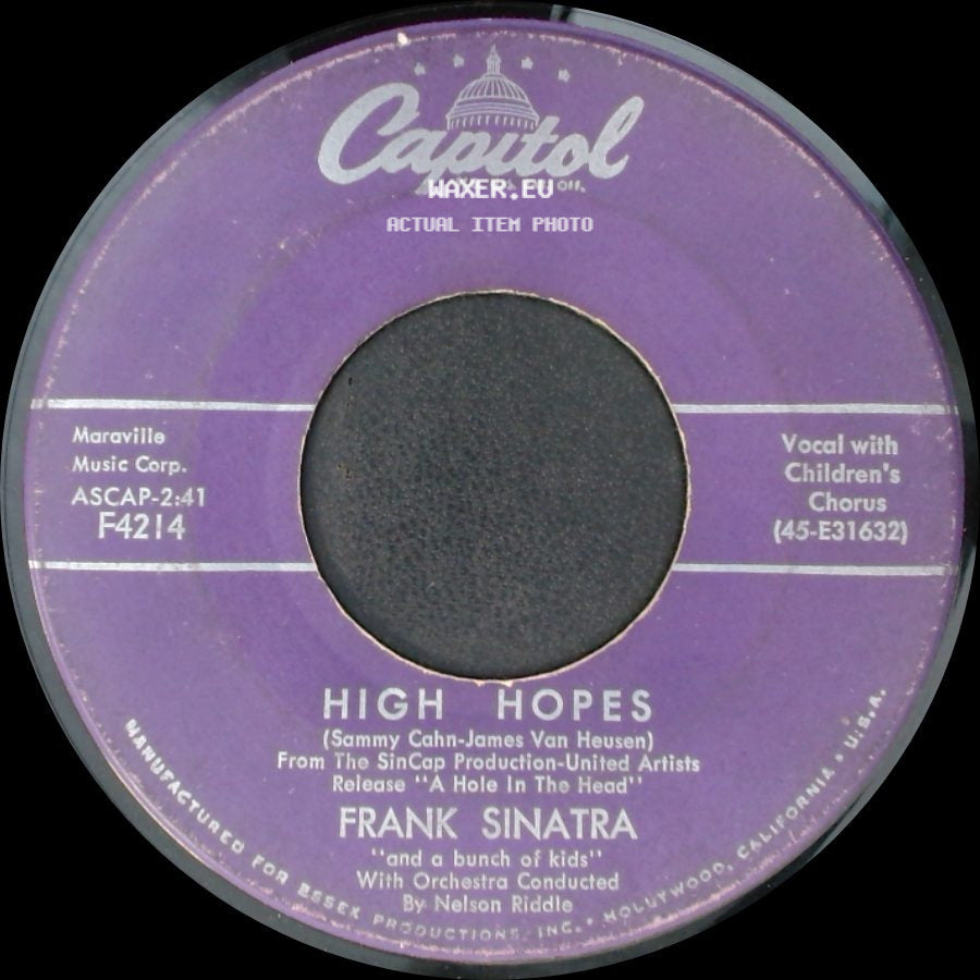 Frank Sinatra - High Hopes / All My Tomorrows side A