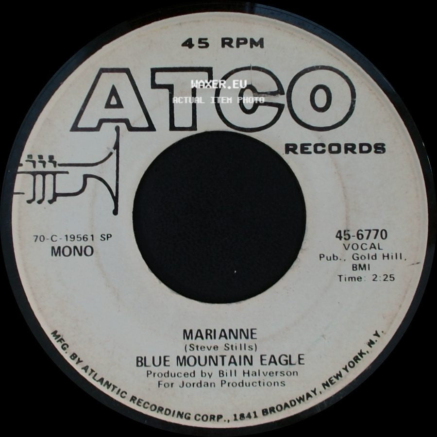 Blue Mountain Eagle - Marianne / Marianne side A