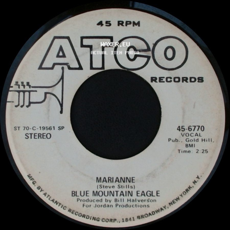 Blue Mountain Eagle - Marianne / Marianne side B
