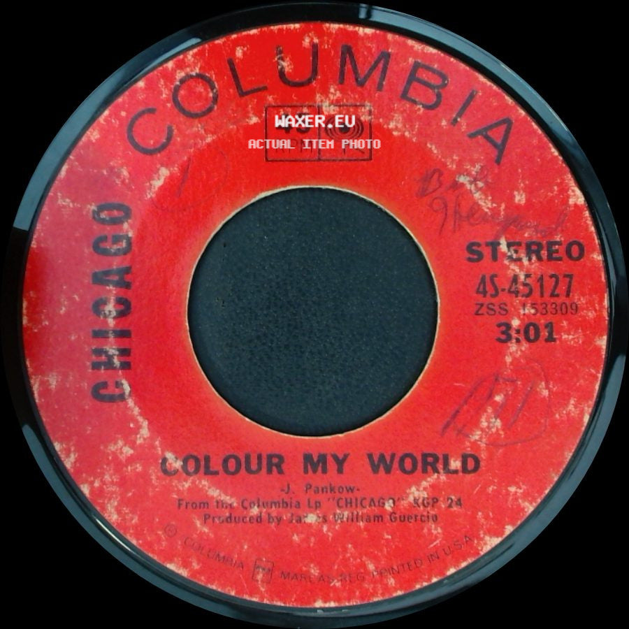 Chicago - Make Me Smile / Colour My World side B