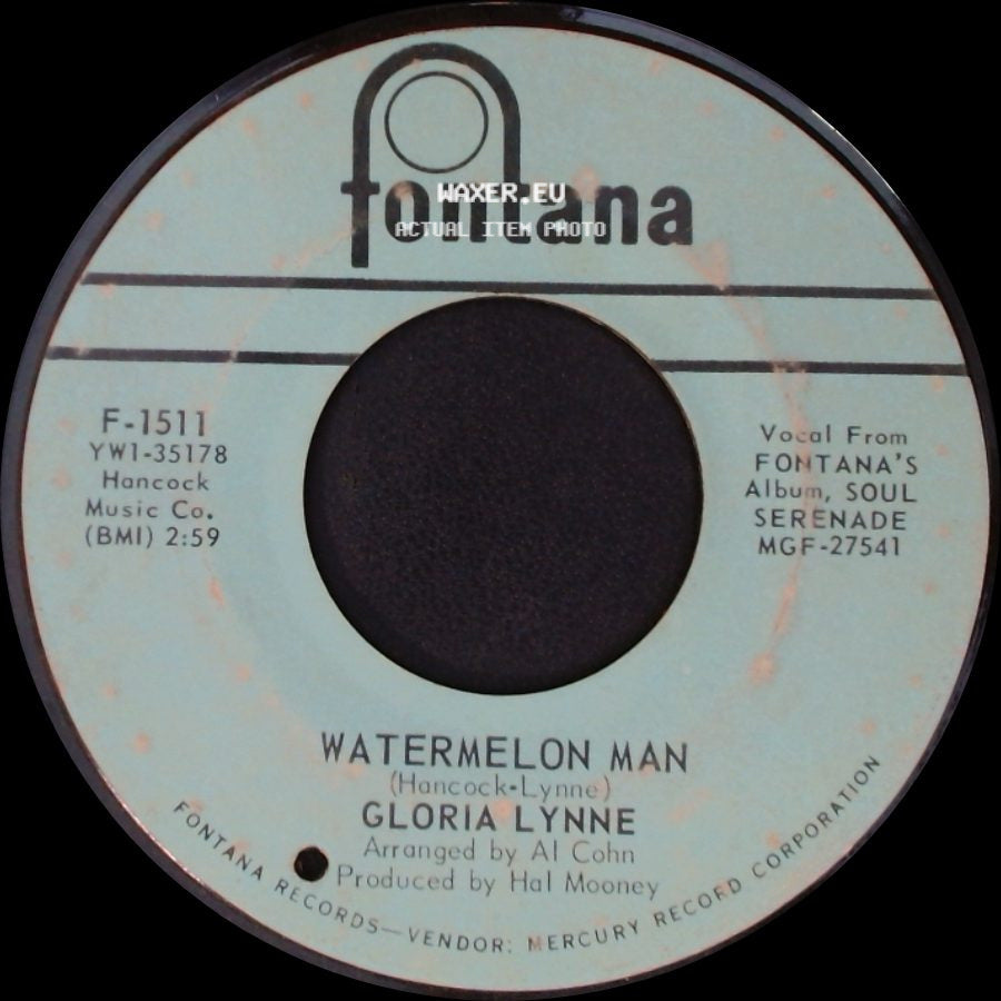 Gloria Lynne - All Alone / Watermelon Man side B