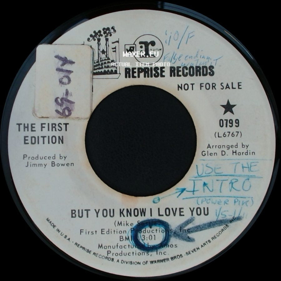 The First Edition - But You Know I Love You / Homemade Lies side A