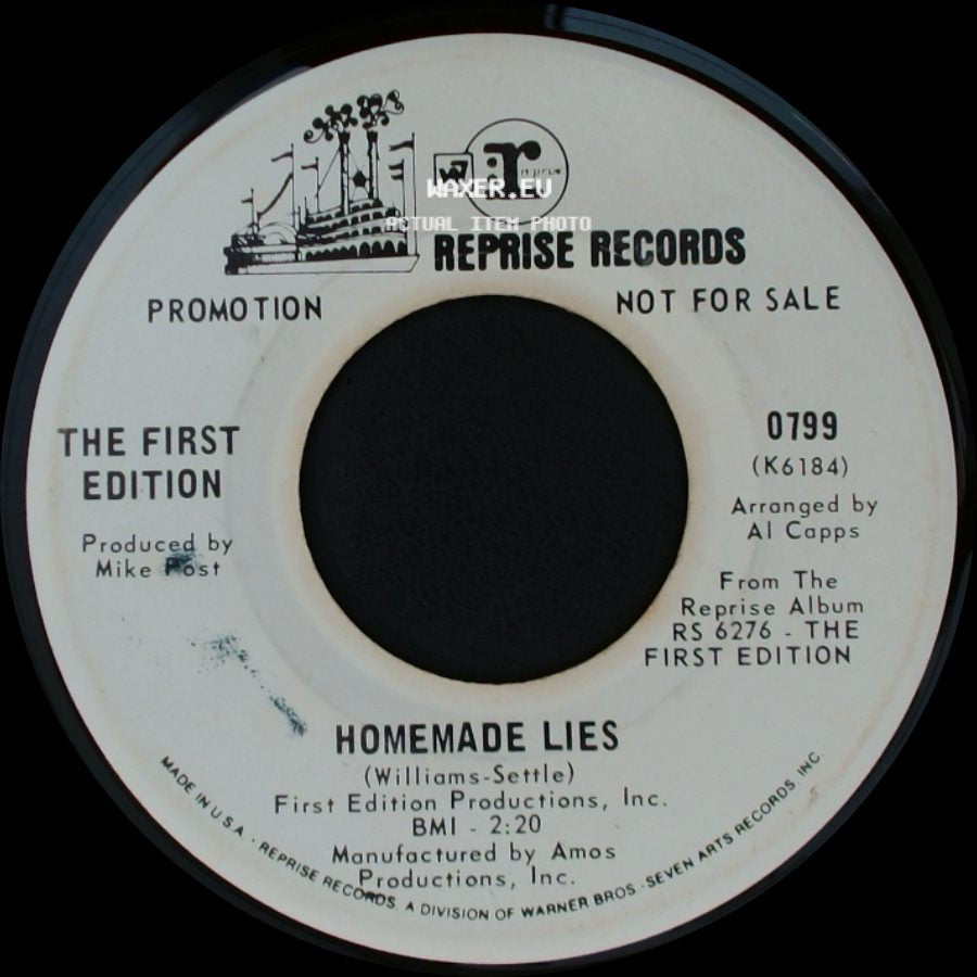 The First Edition - But You Know I Love You / Homemade Lies side B