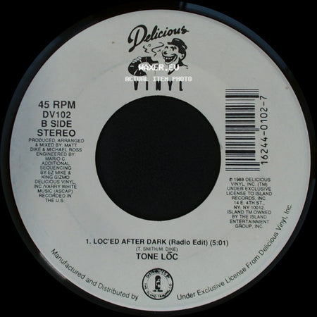 Tone Loc - Wild Thing / Loc'ed After Dark (Radio Edit) side B