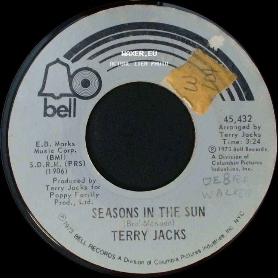 Terry Jacks - Put The Bone In / Seasons In The Sun side B