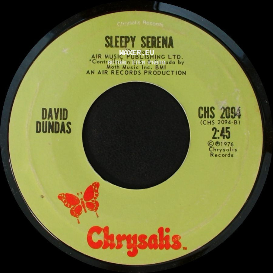 David Dundas - Sleepy Serena / Jeans On side A